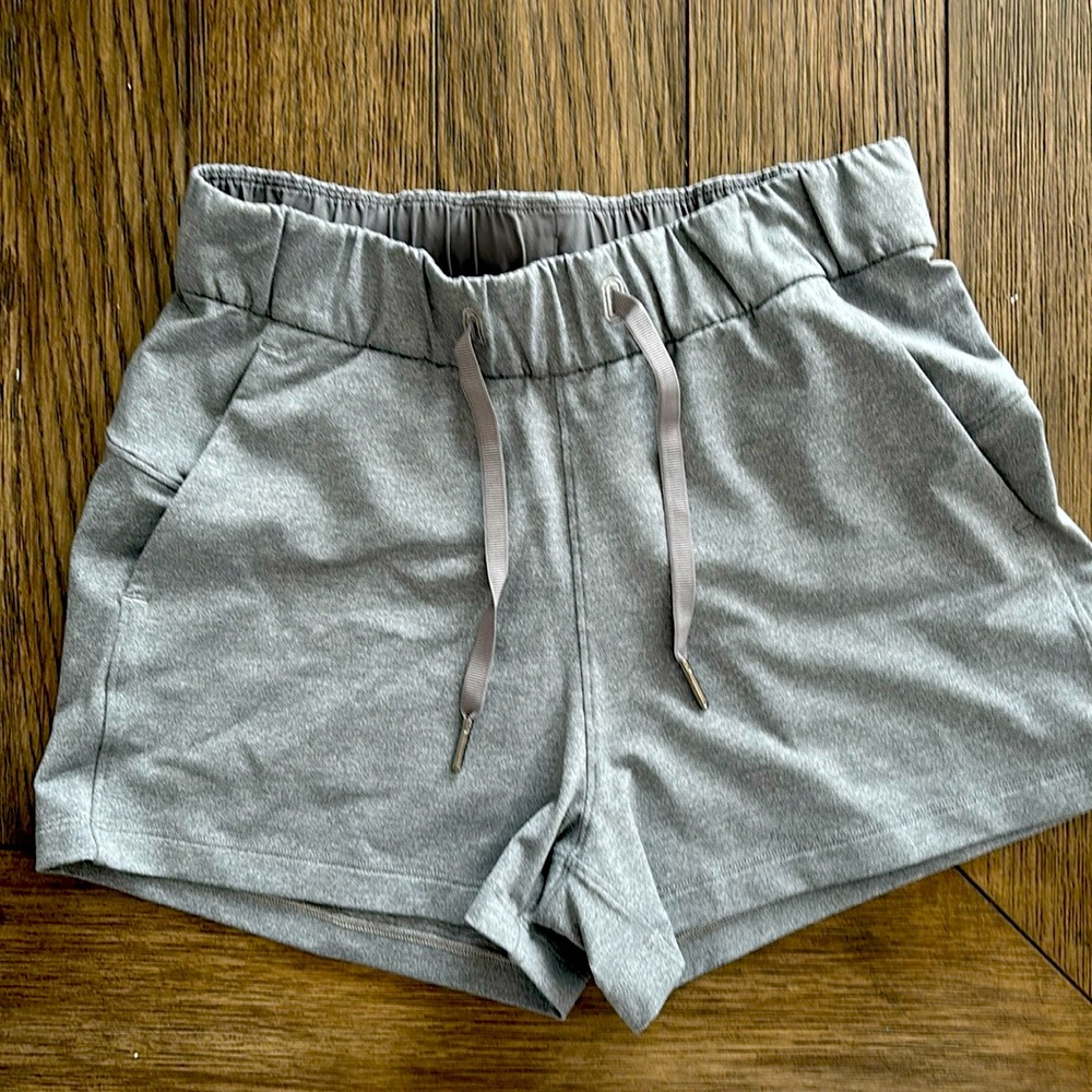 Gray Lululemon shorts